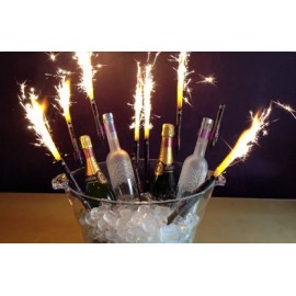 tortová fontána a prskavky